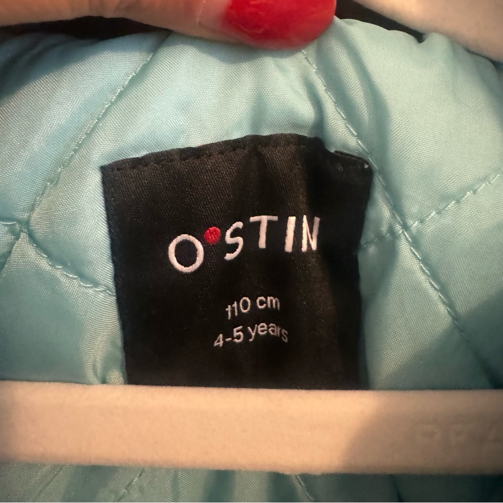 O’STIN Fall /Mild Winter Hooded Jacket in Teal Color. Size Toddler 4-5. - Picture 11 of 17